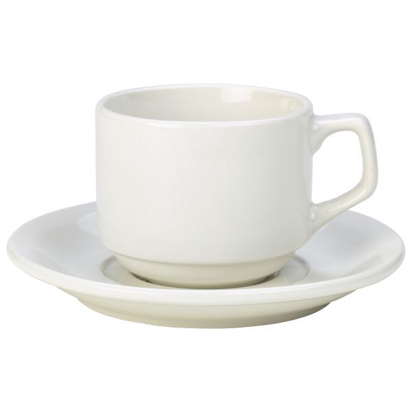 Picture of Genware white Tableware Saucer Fits  BSCUP20