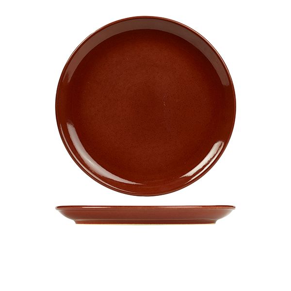 Picture of Terra Stoneware Rustic Red Coupe Plate 27.5cm