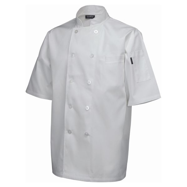 Picture of Standard Jacket Short Sleeve White L Size