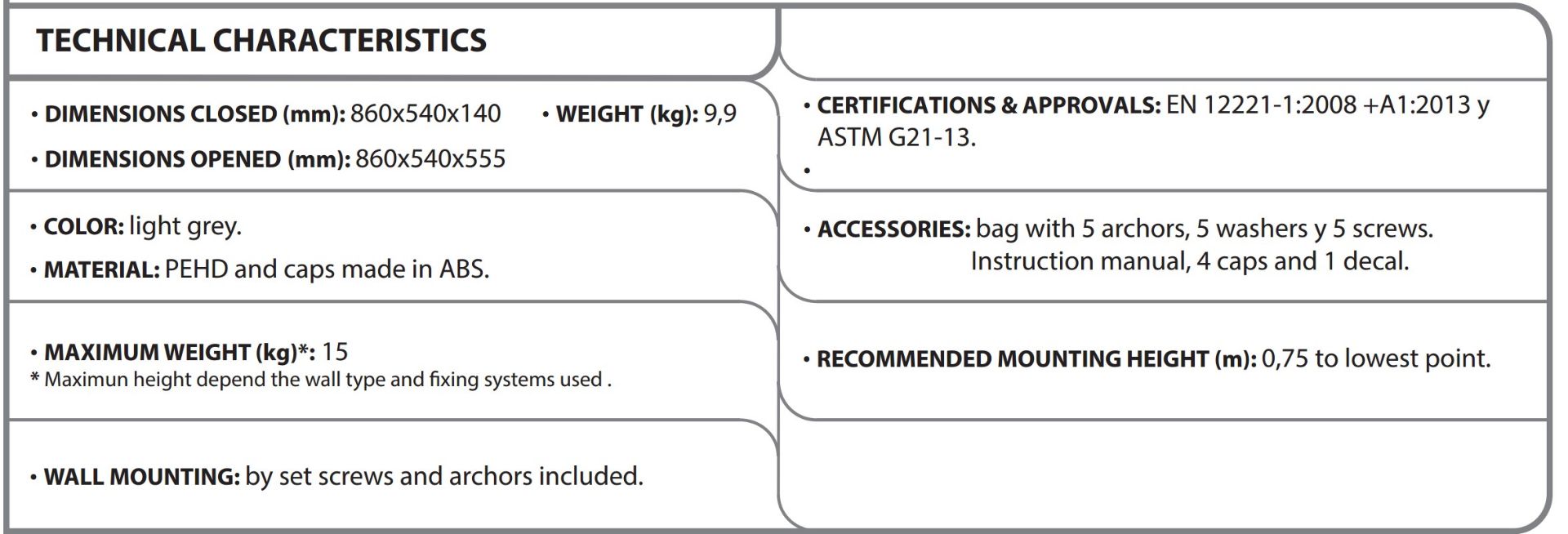 Picture of Horizontal Baby Changing Station.