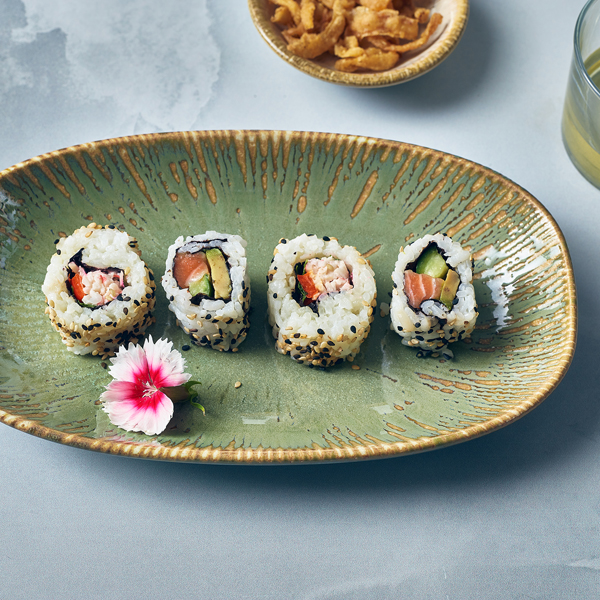 Picture of Sage Snell Gourmet Oval Plate 24 x 14cm