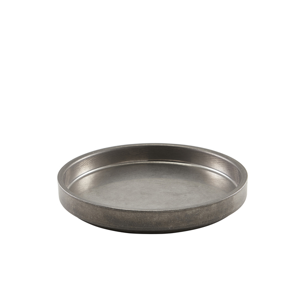 Picture of GenWare Vintage Steel Presentation Plate 20.5cm 20.5 x 3cm (Dia x H)