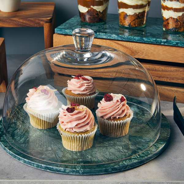 Picture of GenWare Green Marble Platter 33cm Dia