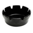 Picture of Beaumont Black Bakelite Crown Style Ashtray Single 101mm