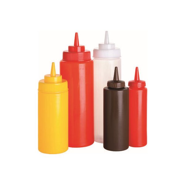 Picture of Red Squeezey Sauce Bottle 24oz 68cl  (1)