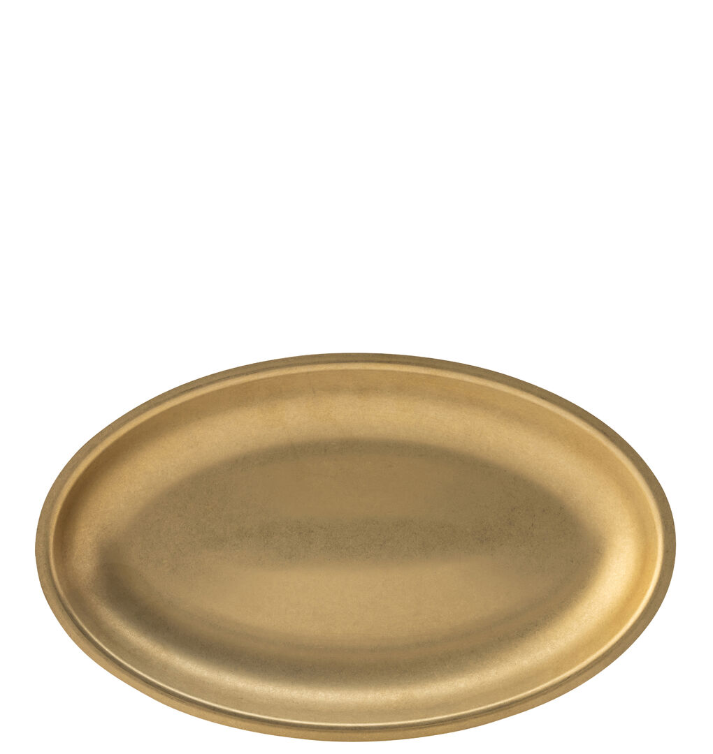 Picture of Gold Artemis Oval Platter 12 x 7" (30x18cm)
