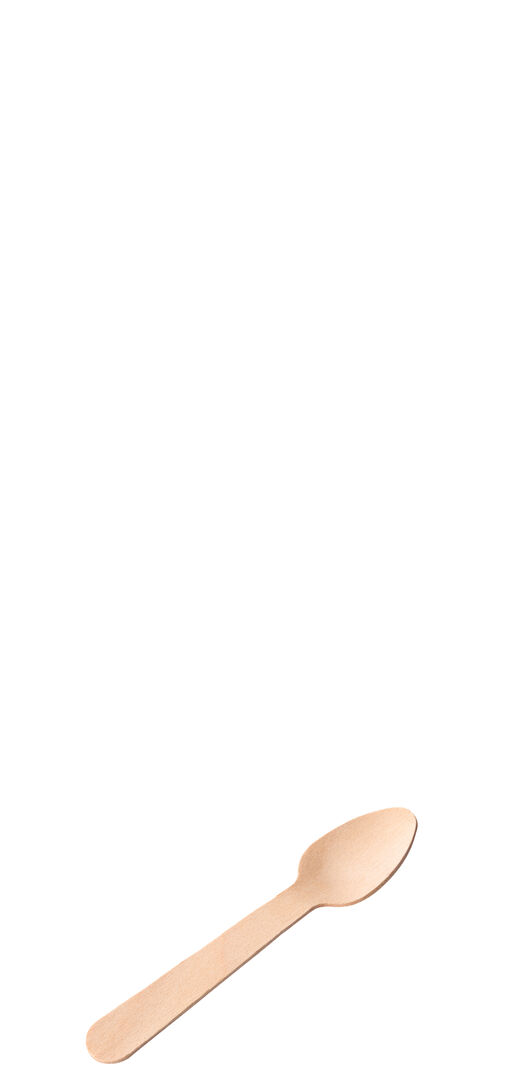 Picture of Economy Birch Wood Teaspoon 4.25" (11cm)