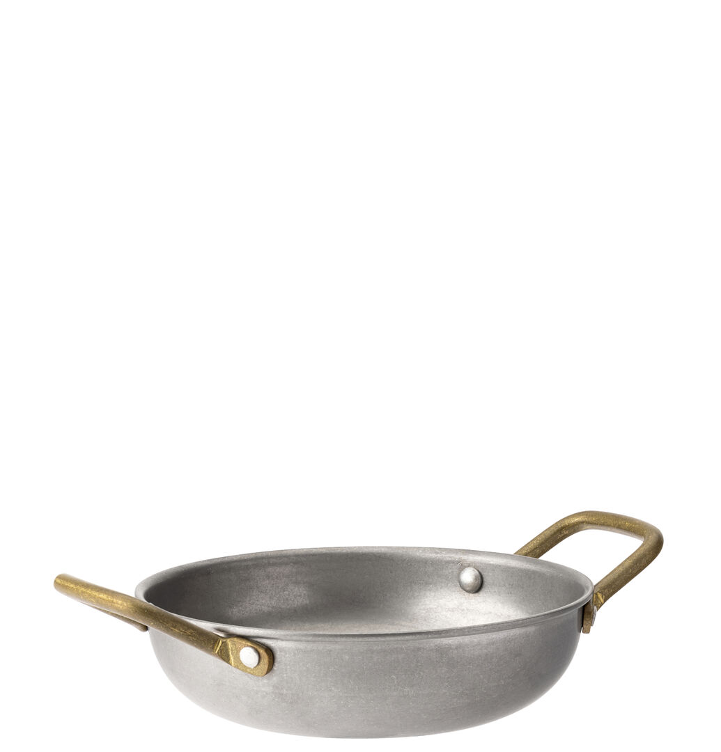 Picture of Vintage Brass Handled Round Dish 6" (15cm)