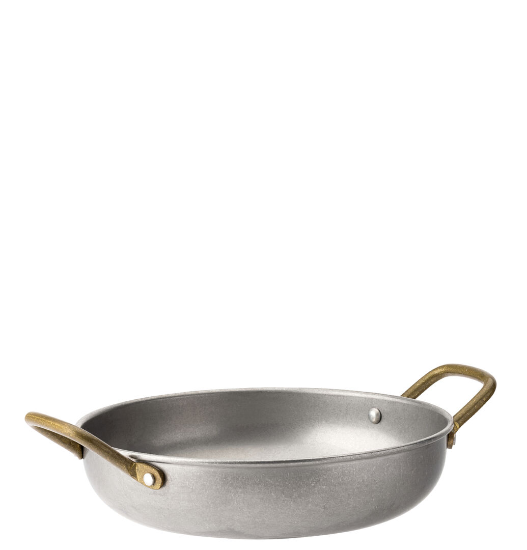 Picture of Vintage Brass Handled Round Dish 7.5" (19.5cm