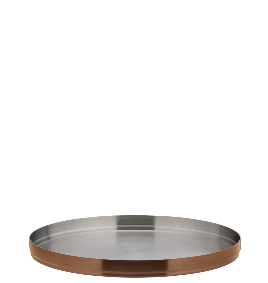 Picture of Brushed Copper Round Plate 9" (23cm)