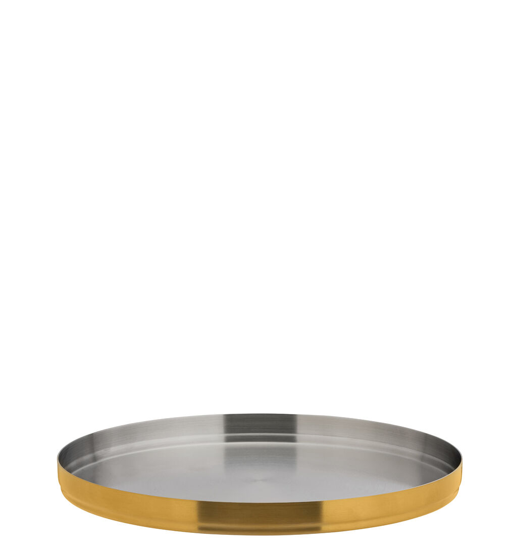 Picture of Brushed Gold Round Plate 9" (23cm)