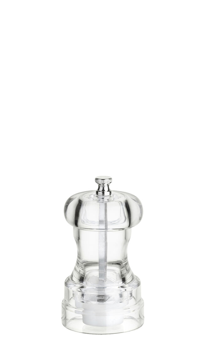 Picture of Clear Acrylic Salt/Pepper Grinder 4" (10cm)