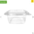 Picture of 750cc Square Hinged Salad Container (9x50)