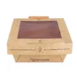 Picture of 850ml Lunchipak Compostable Windowed Boxes 15x15x4.5" (160)