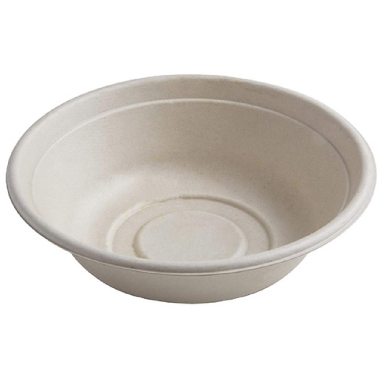 Picture of BePulp 750ml (24oz) Round Pulp Bowl (300) Bowl only no lids.