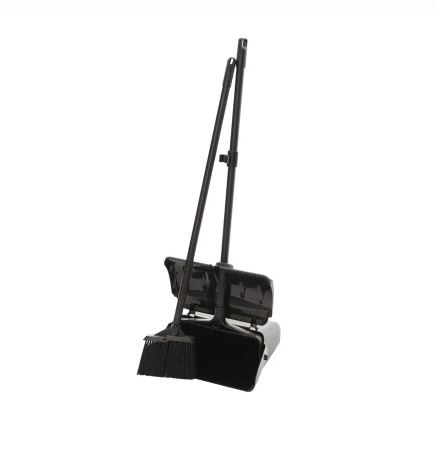 Picture of Heavy Duty Lobby Dustpan And Brush Black