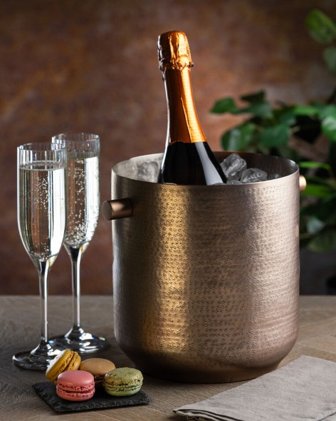 Picture of Aged Copper Wine Bucket 19.5 x 21cm