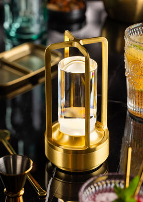 Picture of Cuba LED Cordless Lamp 17.5cm  Brushed Gold