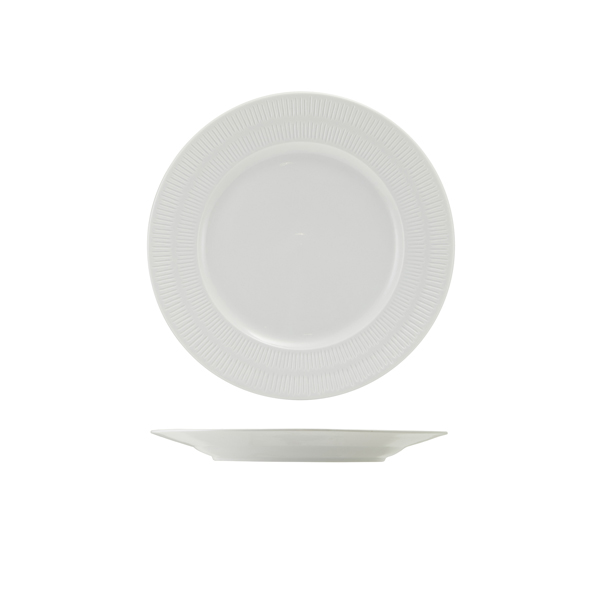 Picture of Incise Porcelain Solara Winged Plate 23cm