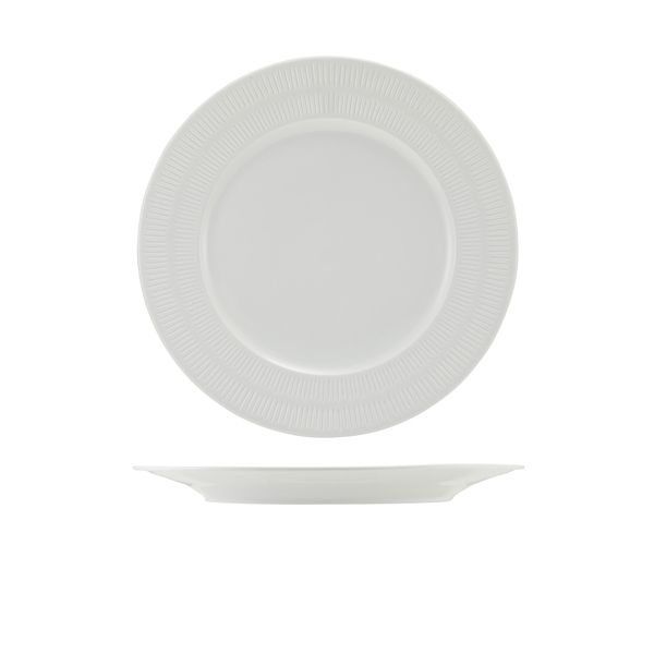 Picture of Incise Porcelain Solara Winged Plate 25.5cm