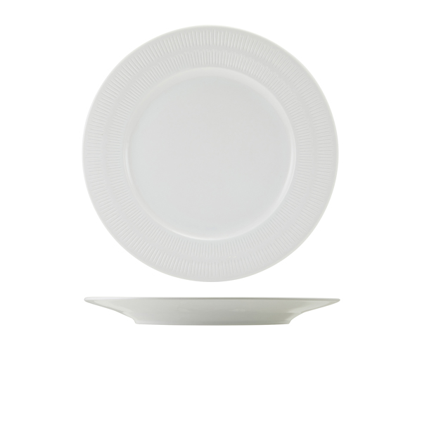 Picture of Incise Porcelain Solara Winged Plate 27cm