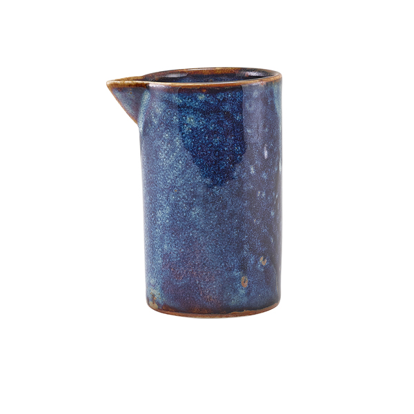 Picture of Terra Porcelain Aqua Blue Straight Sided Jug 18cl/ 6.3oz