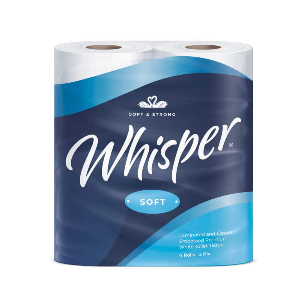 Picture of Whisper White Soft Toilet Roll, 2ply  40 pack