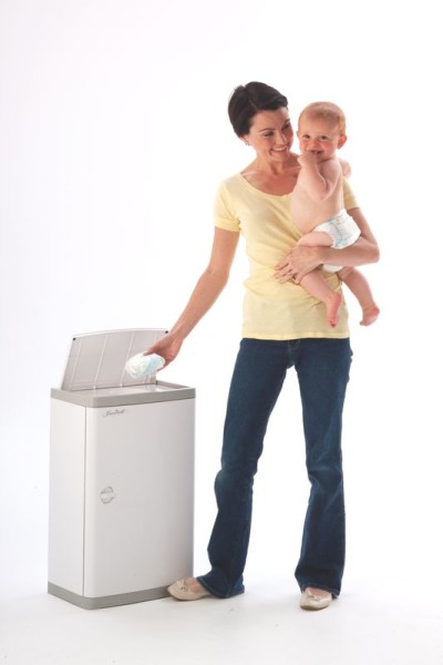 Picture of Nappy Bin System, no smell system with double sealing bag system. 43L 