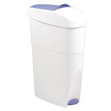 Picture of Jantex Sanitary Bin  White 18Ltr