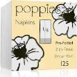 Picture of Poppies Dinner Napkin, White 8 Fold 40cm, 2,000 pk