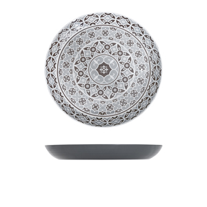 Picture of Grey Marrakesh Melamine Bowl 38 x 4.5cm