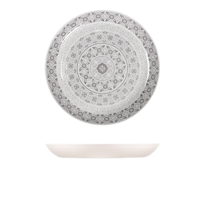 Picture of White Marrakesh Melamine Bowl 38 x 4.5cm