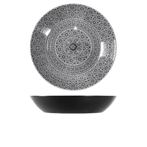 Picture of Black Marrakesh Melamine Bowl 42.5 x 8cm