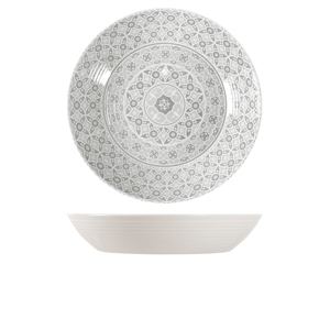Picture of White Marrakesh Melamine Bowl 42.5 x 8cm