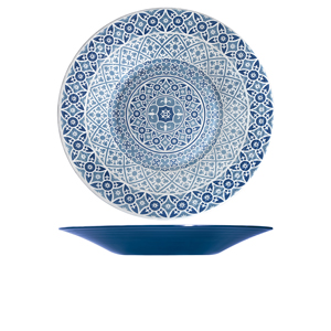 Picture of Blue Marrakesh Melamine Bowl 48 x 6cm