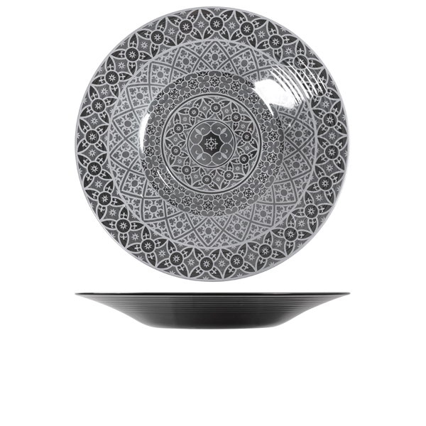 Picture of Black Marrakesh Melamine Bowl 48 x 6cm