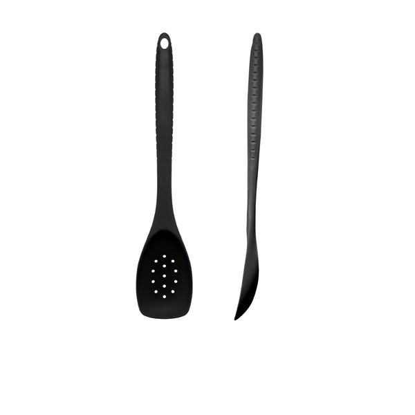 Picture of Black Silicone Spoon 30cm 300mm, for use up to 260 Degrees Celsius