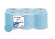 Picture of Lucart SkyTech Premium 2Ply, food grade, Blue Roll 6x150m.