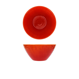 Picture of Orange Glazed Melamine Casablanca Bowl 20.5 x 9.5cm 205 x 95mm (Dia x H) 1.6L