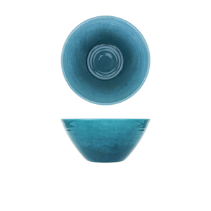 Picture of Light Blue Glazed Melamine Casablanca Bowl 20.5 x 9.5cm 205 x 95mm (Dia x H) 1.6L