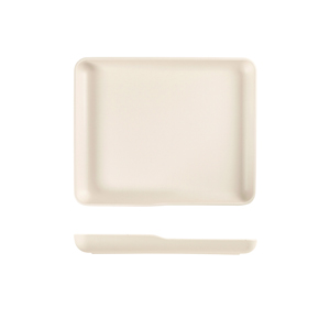 Picture of White Copenhagen Melamine GN 1/2 Platter 32.5