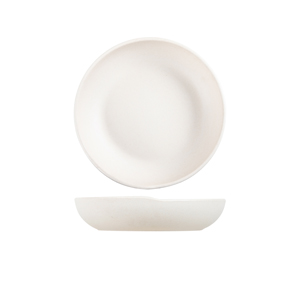 Picture of White Copenhagen Melamine Coupe Bowl 24.5x5.3