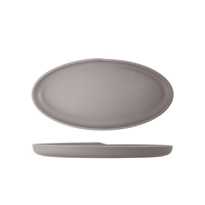 Picture of Sand Brown Copenhagen Oval Melamine Dish 40 x