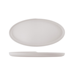 Picture of White Copenhagen Oval Melamine Dish 47.5 x 24