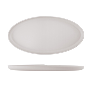 Picture of White Copenhagen Oval Melamine Dish 55 x 27.5cm 550 x 275 x 35mm (L x W x H)