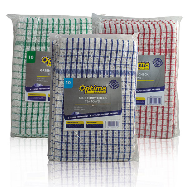 Picture of Optima Terry Tea Towels Super Absorbent  (10)