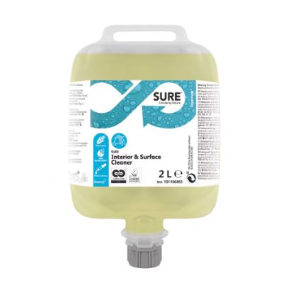 Picture of SURE Interior & Surface Cleaner DVM 2L - Plant based multi purpose cleaner in recyclable pouches