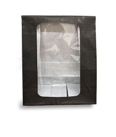 Picture of Black Deli Bakery Window Bag 150x75x220 (250)