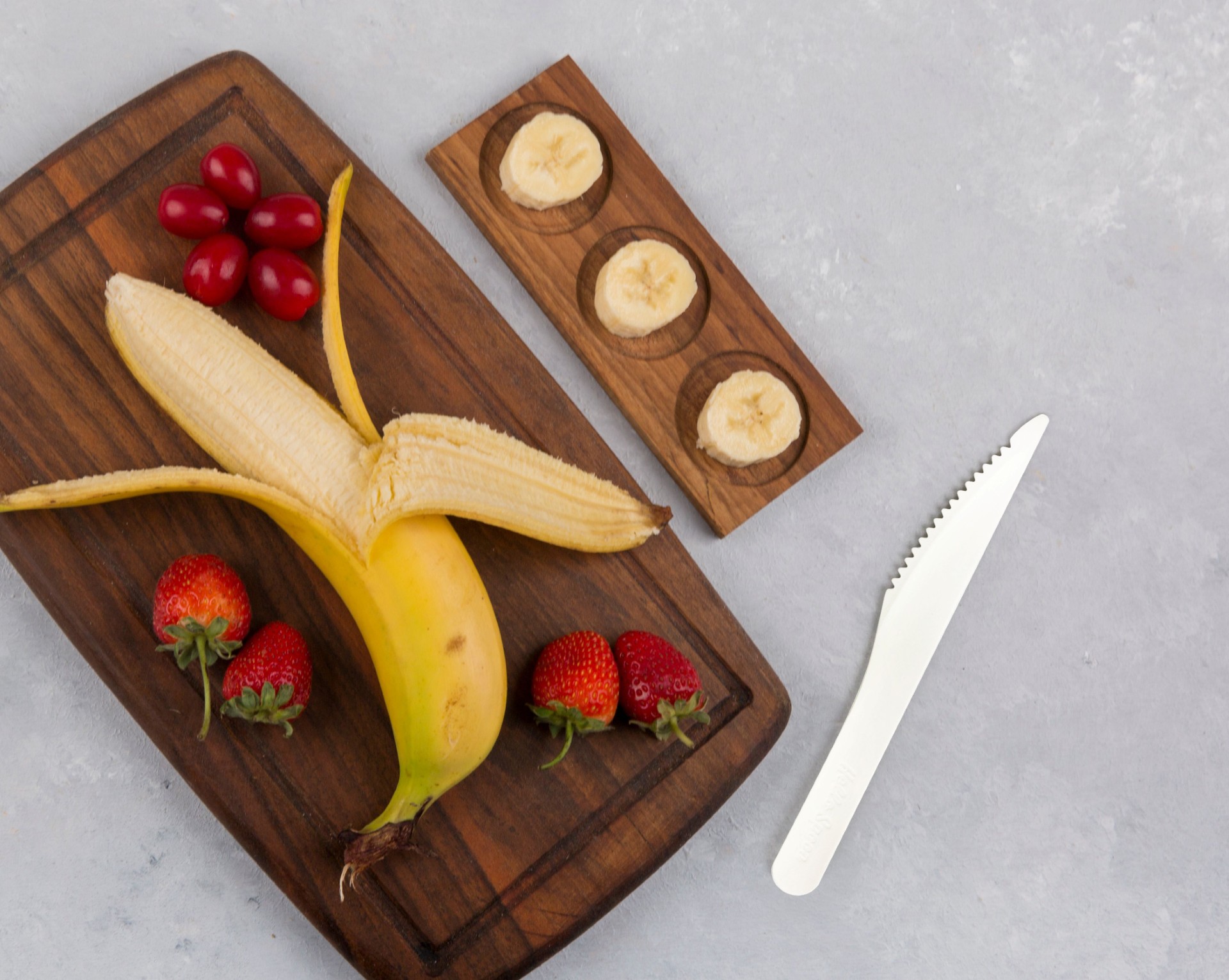 Picture of White High Densitiy Compostable Paper Knife (1000)