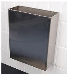 Picture of Wall Mounted Bin Stainless Steel 33x44x17cm